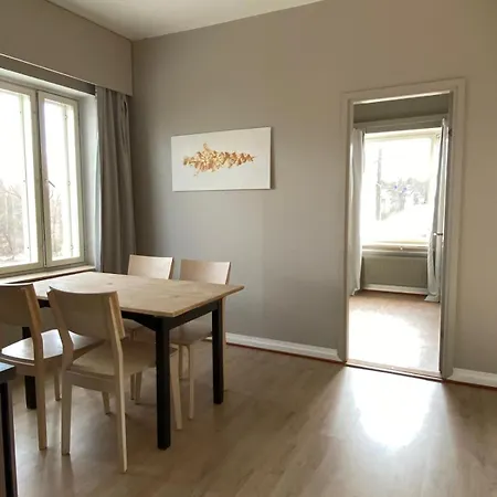 Spacious 4-room Apartment,kitchen, Sauna In The Center, 7 Km To Himos